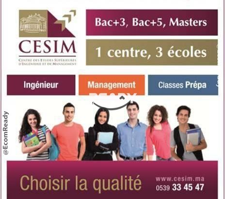 Ecole CESIM Ingénierie de tanger