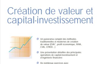 créations de valeur et capital inve